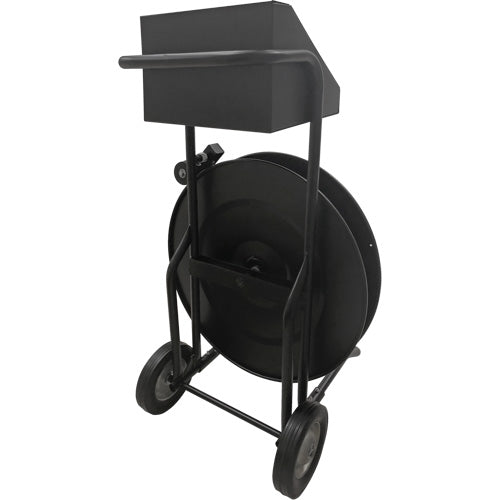 Dévidoir de feuillard, feuillards polyester/acier/polypropylène, diamètre intérieur mandrin 16"/8", largeur de rouleau 3"/8"/6"