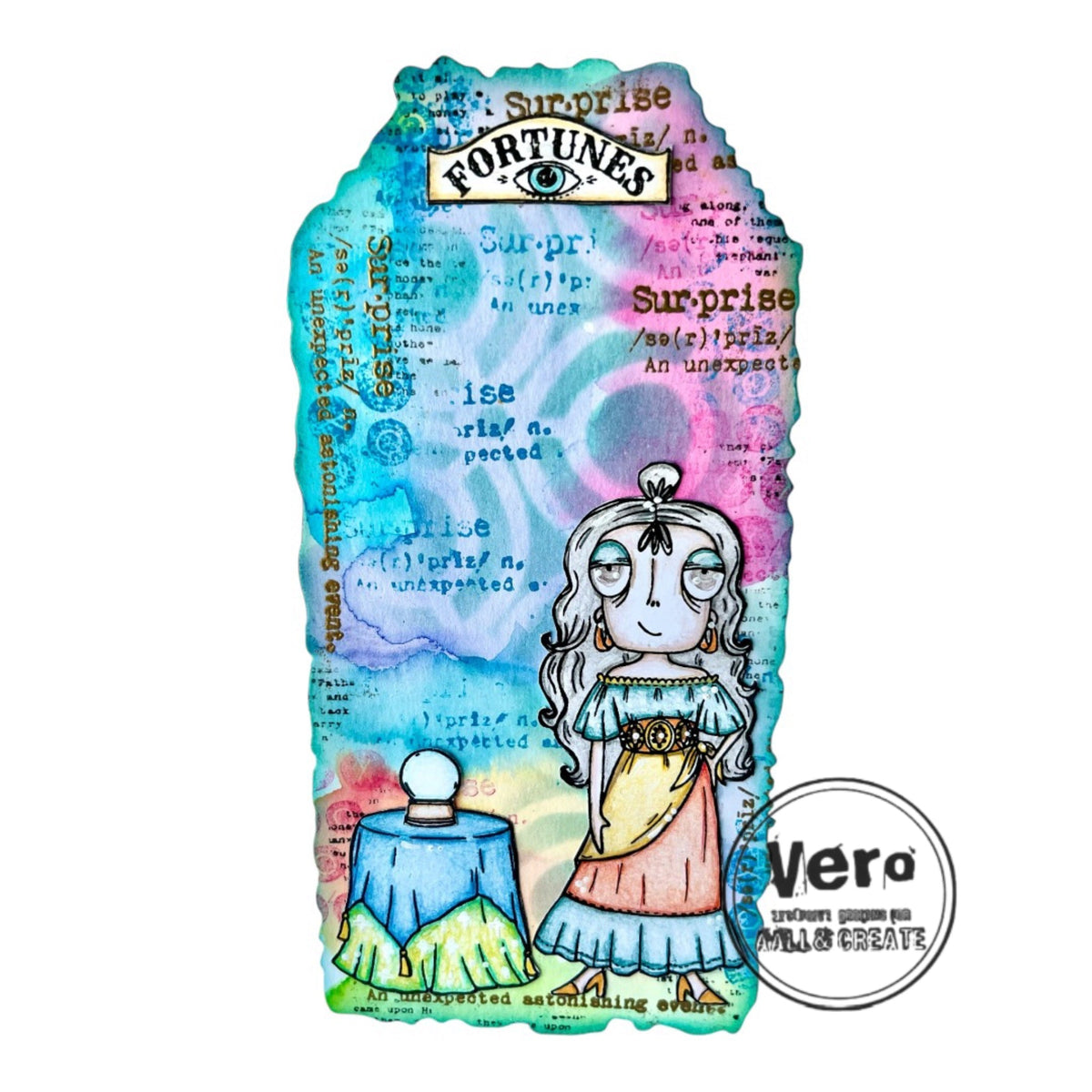 AALL and Create - Set de tampons A6 - Voyante Dee