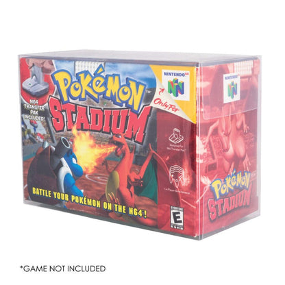 EVORETRO Nintendo N64 Pokemon Stadium PET Protectors - Pack of 1