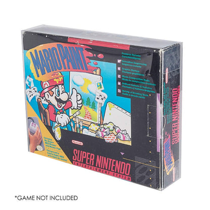 Nintendo SNES Mario Paint Big Box Protections EVORETRO PET - Lot de 1