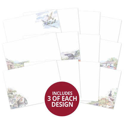 Passe-temps Pittoresques : Inserts de Cartes de Luxe