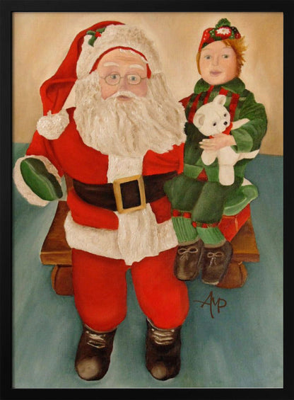 Décoration murale Demandez au Père Noël