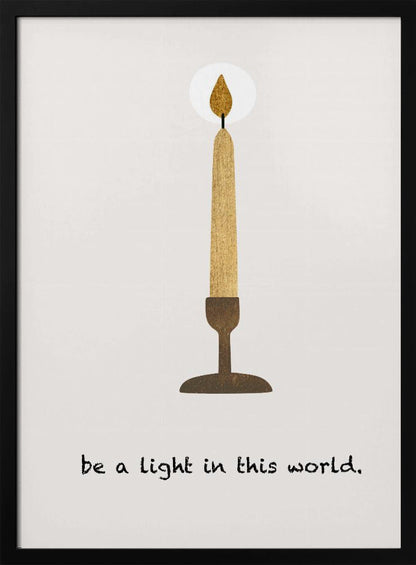 Wall art Be a Light