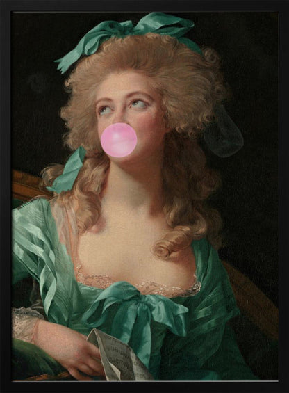 Wall art Madame Bubble-Gum