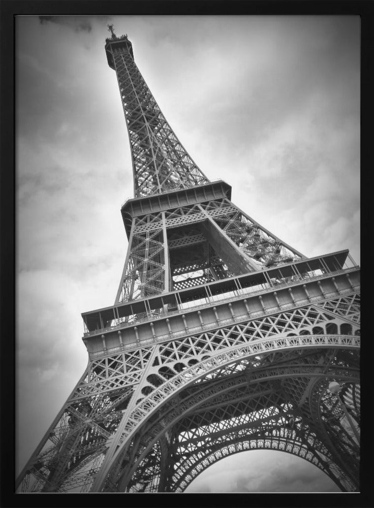 Black and White Eiffel Tower Canvas Wall Art | PARIS Eiffel Tower