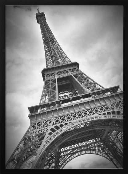 Black and White Eiffel Tower Canvas Wall Art | PARIS Eiffel Tower