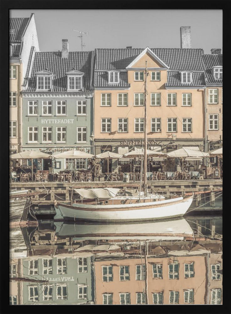 Décoration murale COPENHAGUE VINTAGE Nyhavn tranquille