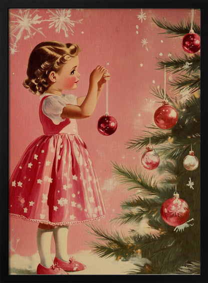 Tableau sur toile « Fille aux Boules »