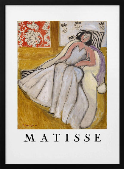 Wall art Jeune Femme à La Pelisse Blanche