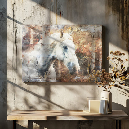 Décoration murale Cheval Animal Illustration d'art vintage Wallart 05