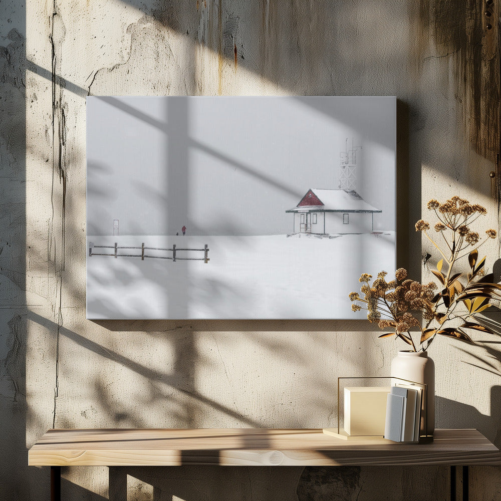 Guild House on the beach I Canvas Print