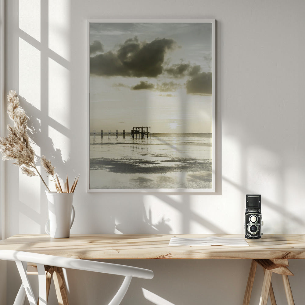 Wall art Vintage Bokeelia Sunset