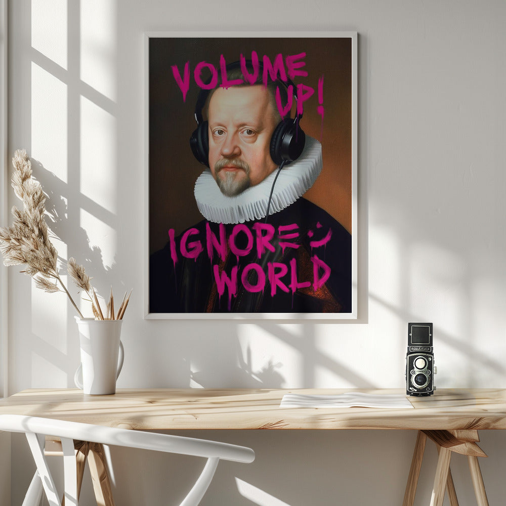 Impression sur toile « Augmenter le volume »