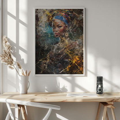 Wall art African Art Illustration Wallart 067
