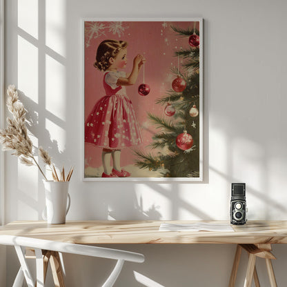 Tableau sur toile « Fille aux Boules »