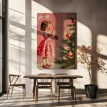 Tableau sur toile « Fille aux Boules »
