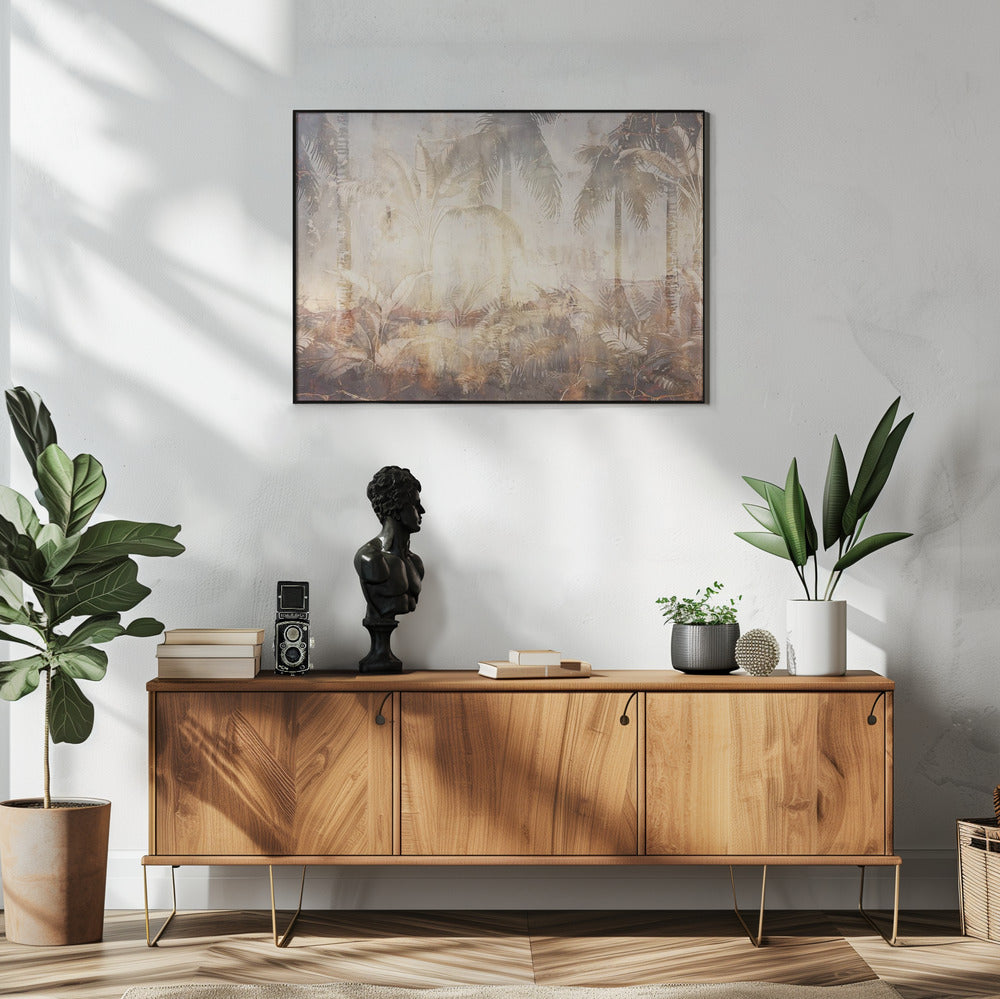 Wall art Jungle Leaves Art Illustration Wallart 45
