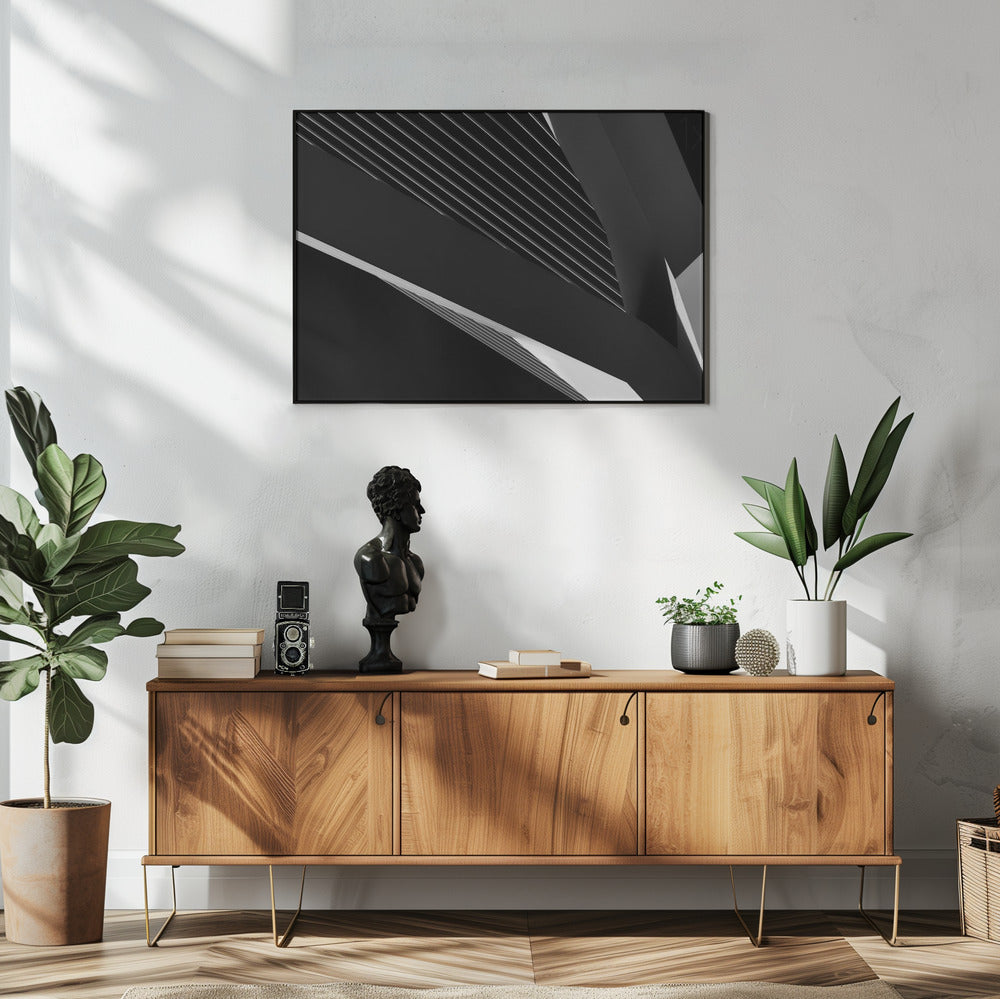 Art mural Abstraction d'un cygne