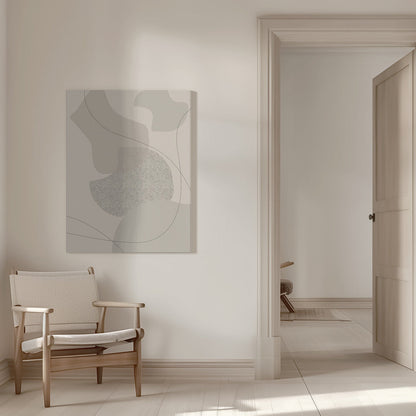 Art mural moderne du milieu du siècle n° 2 | marron