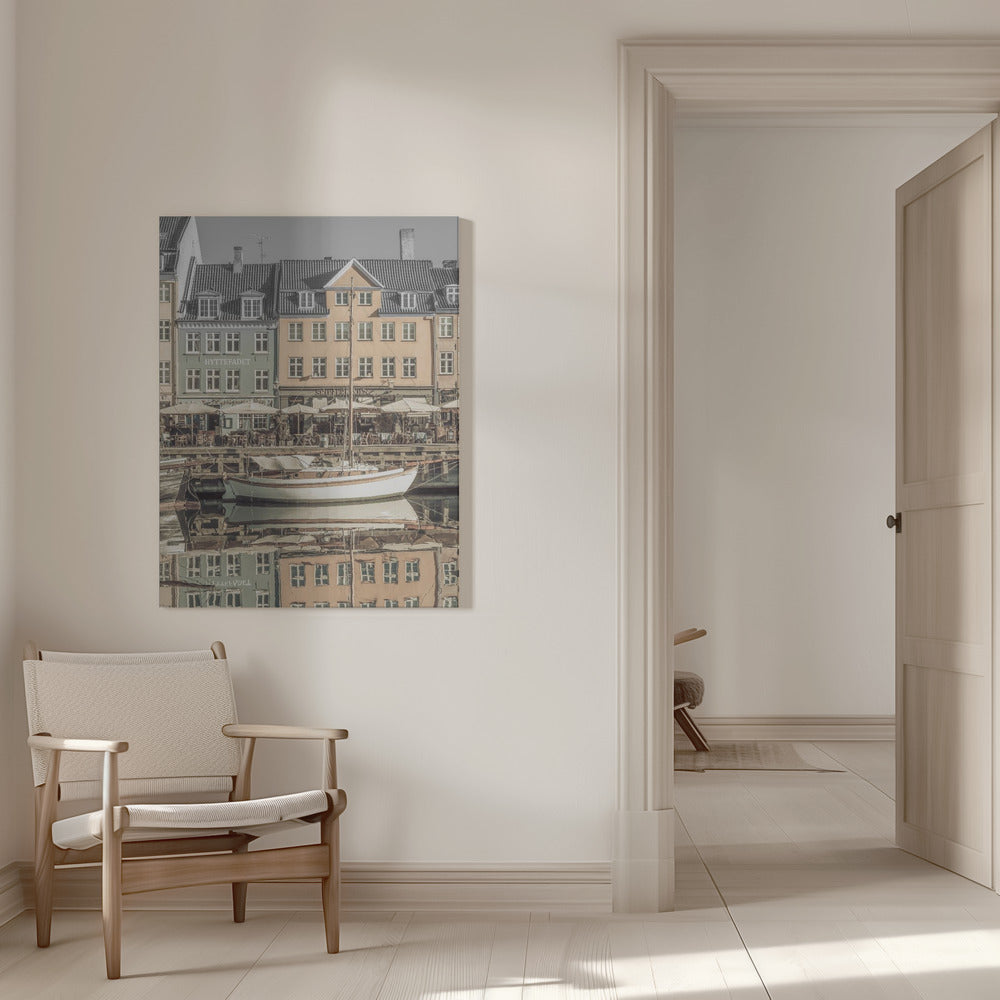 Décoration murale COPENHAGUE VINTAGE Nyhavn tranquille