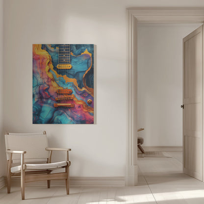 Music Guitar 3 Canvas Print