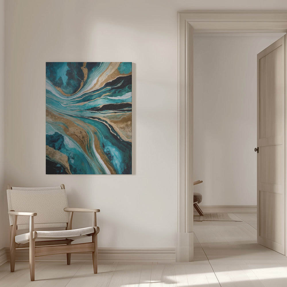 Wall art Flowing Through Time