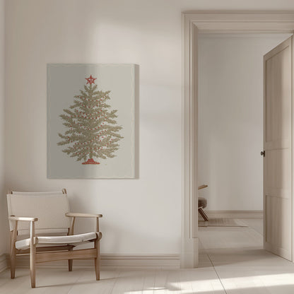 Wall art Christmas tree 02 Canvas Print