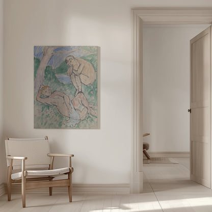 Wall art Baigneurs