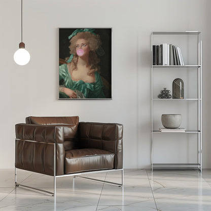 Wall art Madame Bubble-Gum