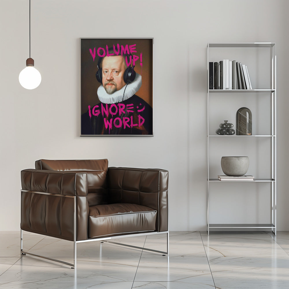 Impression sur toile « Augmenter le volume »