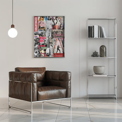 James Bond Vintage Film Poster Collage Canvas Wall Art | The Name's Bond