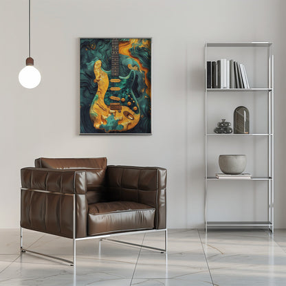 Music Guitar 1 Canvas Print