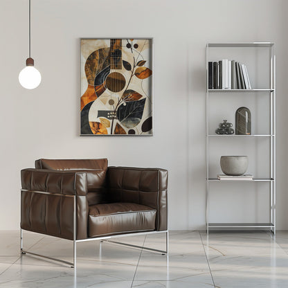 Music Guitar Collage (1) Canvas Print