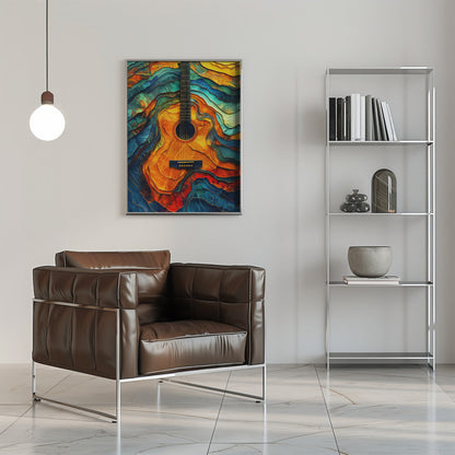 Impression sur toile Guitare Musique 6