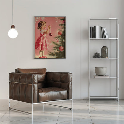 Tableau sur toile « Fille aux Boules »