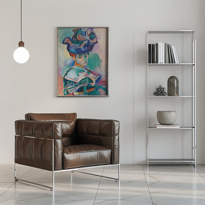 Wall art Woman With Hat