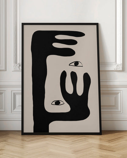 Wall art Abstract Face No2.
