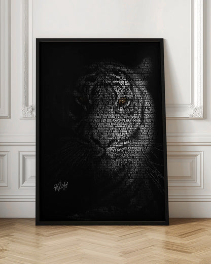 Wall art The Tiger