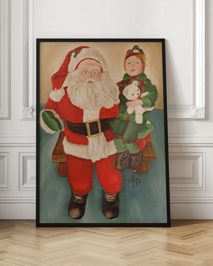 Décoration murale Demandez au Père Noël