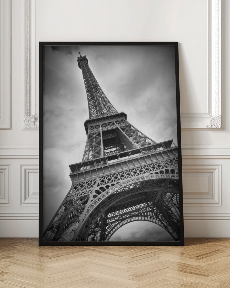Black and White Eiffel Tower Canvas Wall Art | PARIS Eiffel Tower