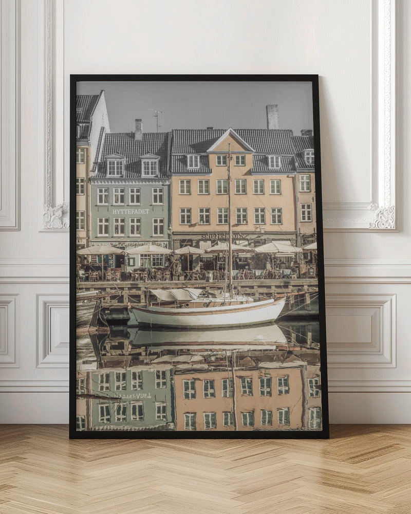 Décoration murale COPENHAGUE VINTAGE Nyhavn tranquille