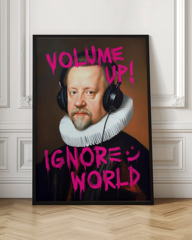 Impression sur toile « Augmenter le volume »