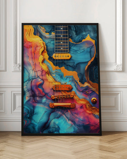 Music Guitar 3 Canvas Print
