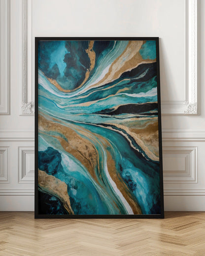 Wall art Flowing Through Time