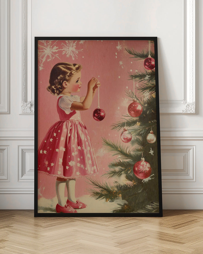 Tableau sur toile « Fille aux Boules »