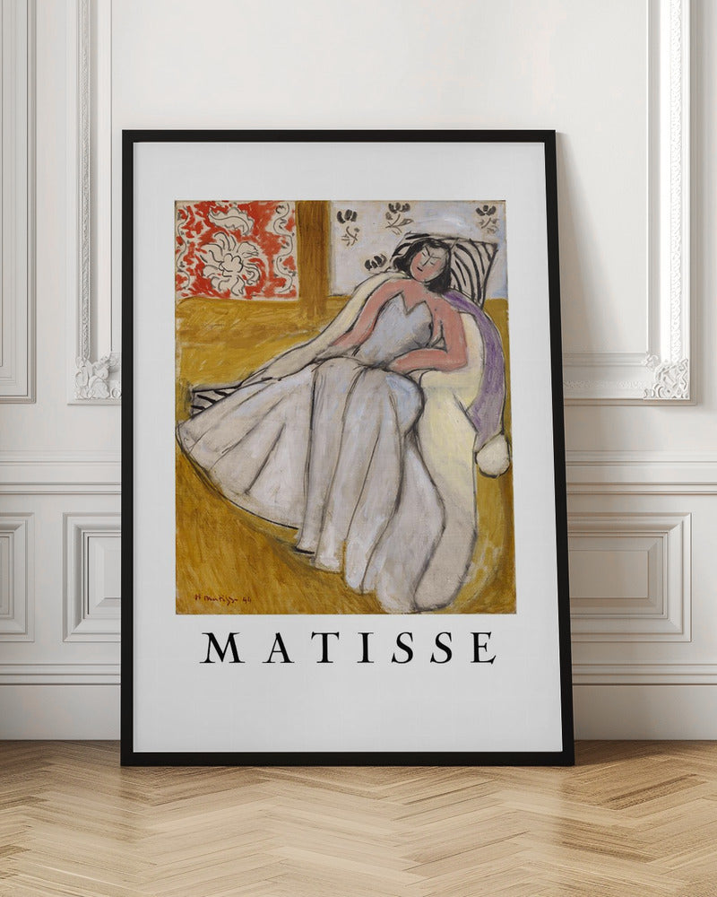 Wall art Jeune Femme à La Pelisse Blanche
