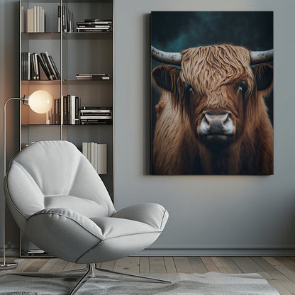 Wall Art Highland Cow