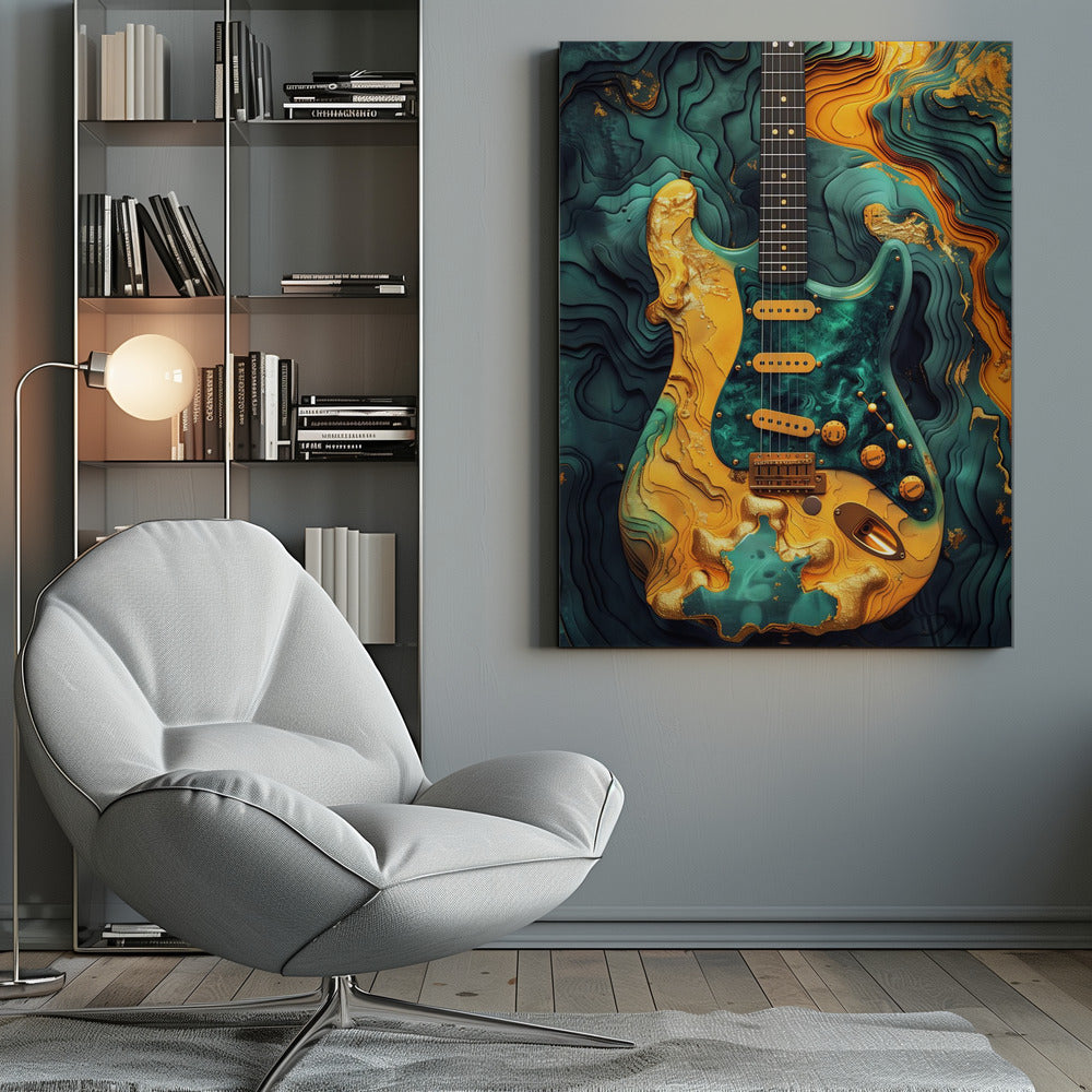Music Guitar 1 Canvas Print