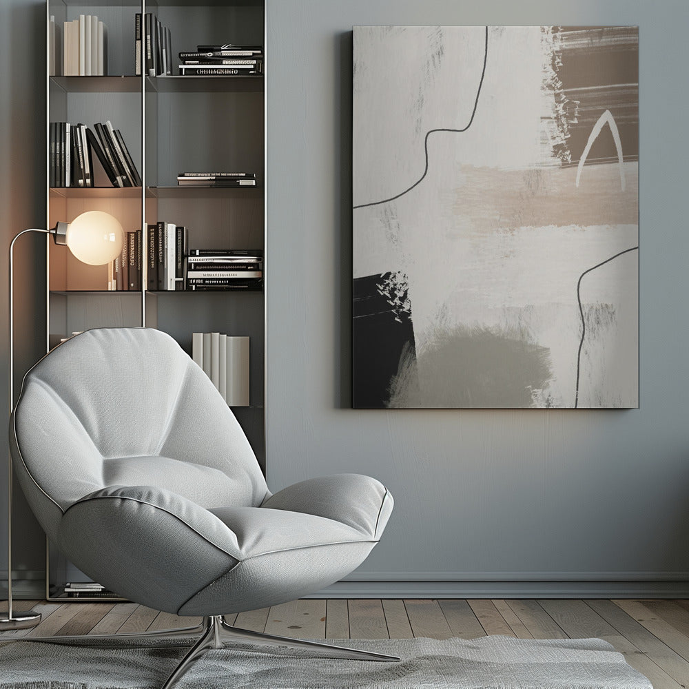 Wall art Earthly shapes