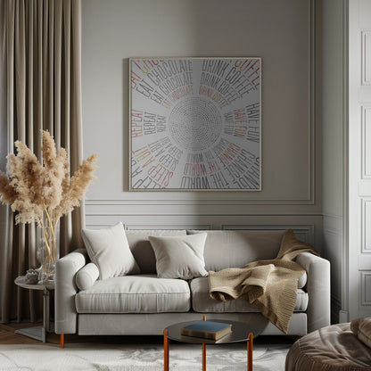 Art mural ART GRAPHIQUE Cercles de vie